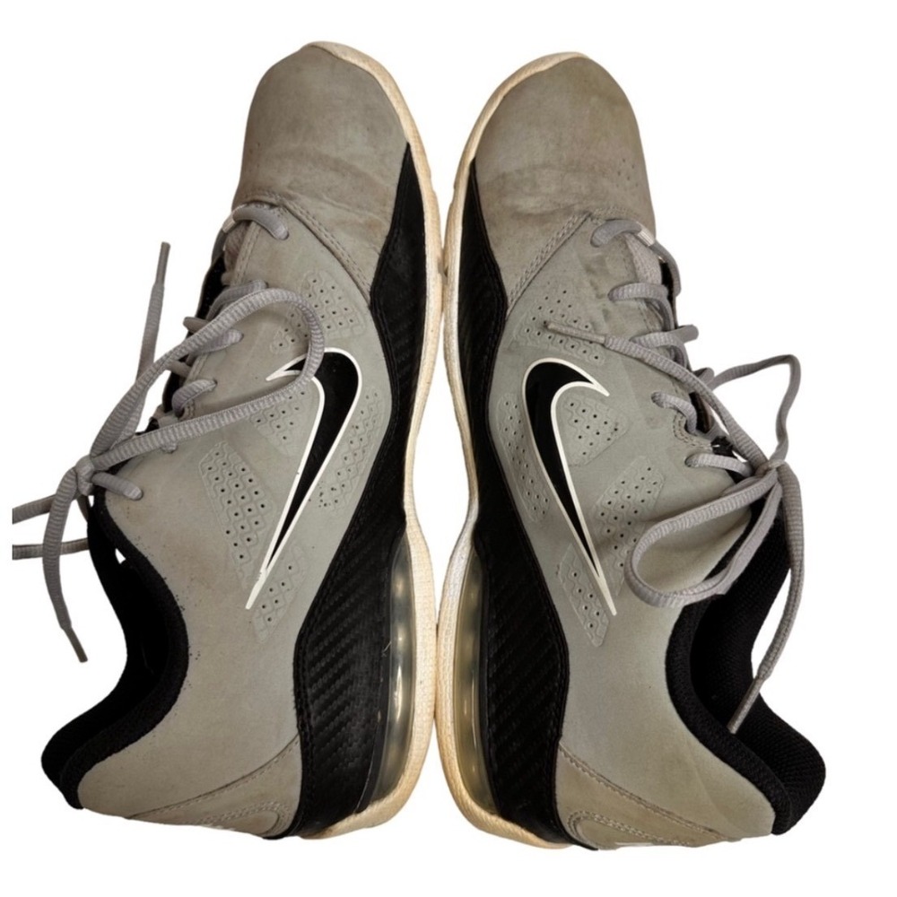 Nike Air Max Running Shoes Athletic Sneakers Gray Black Mens Size‎ 10.5